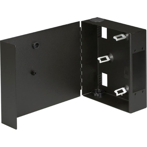 Black Box Open-Style, Unloaded Fiber Wall Cabinet, Accepts 2 Adapter Panels - Thumbnail 2