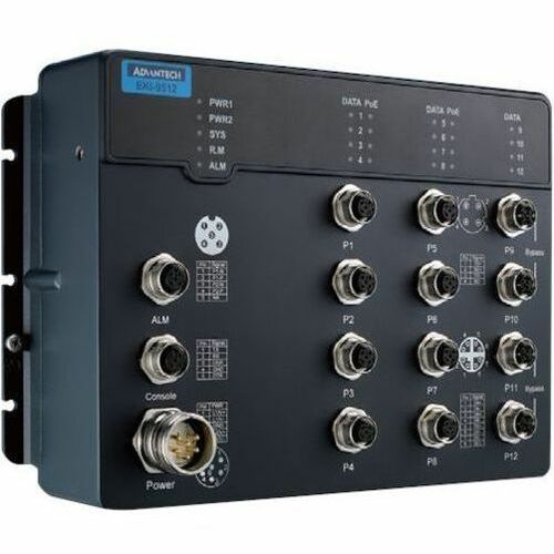 Advantech EKI-9512G-4GMPX-AE Ethernet Switch - Thumbnail 1