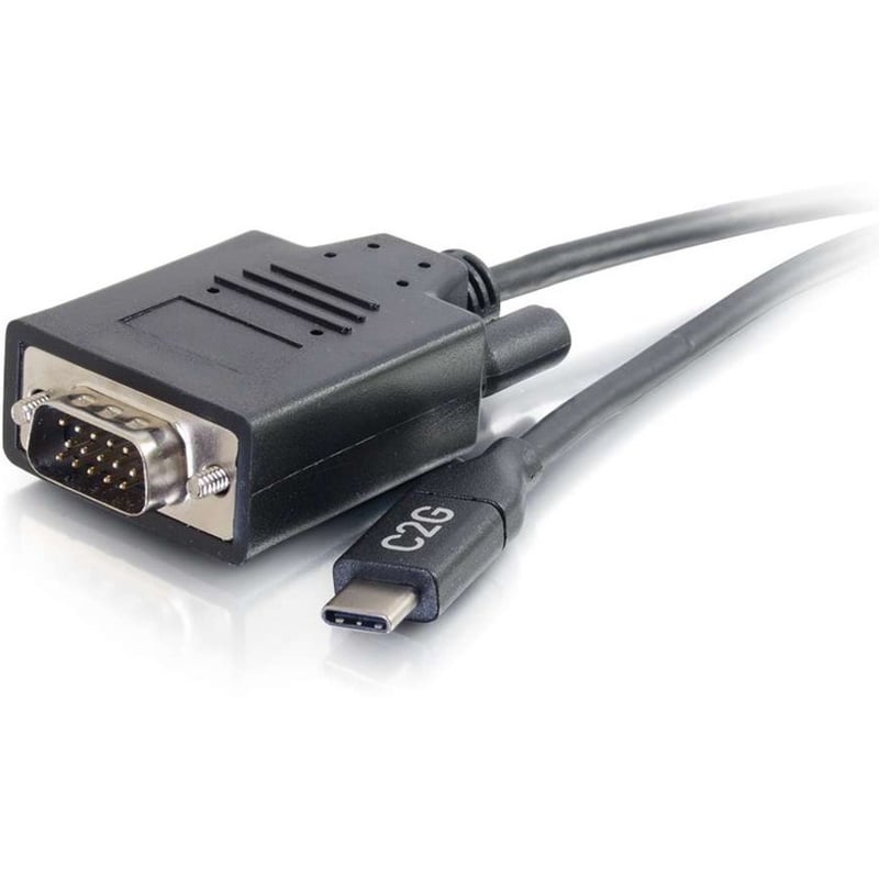 ADAPTER CABLE - USB-C LEFT CONNECTOR - MALE LEFT GENDER - VGA RIGHT CONNECTOR