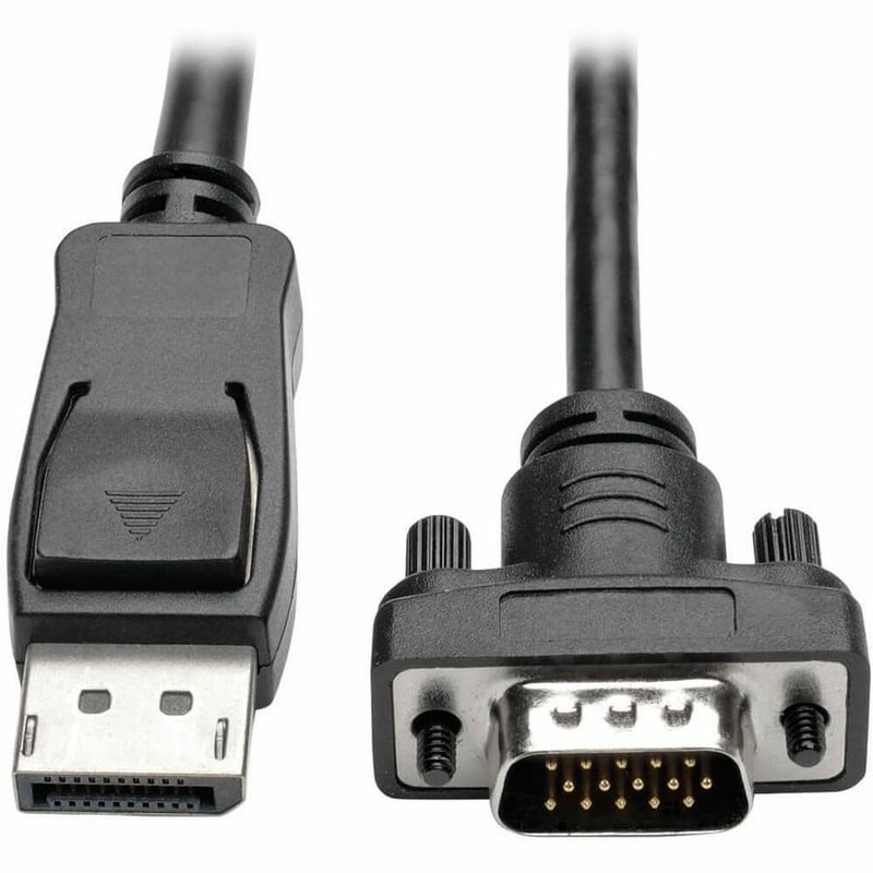 Eaton Tripp Lite Series DisplayPort 1.2 to VGA Active Adapter Cable (DP with Latches to HD15 M/M), 3 ft. (0.9 m) - Thumbnail 2