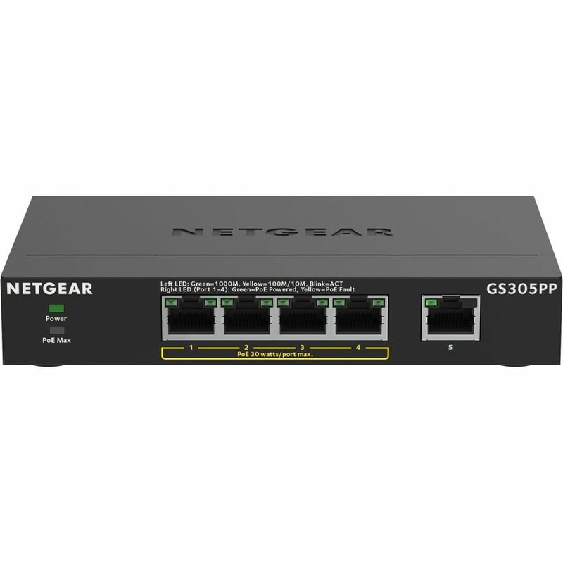 5PT POE POE GIGE UNMANAGED SWITCH - Thumbnail 2