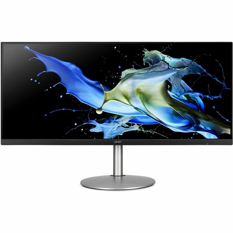Acer CB342CU 34" Class UW-QHD LED Monitor - 21:9 - Silver - Thumbnail 1