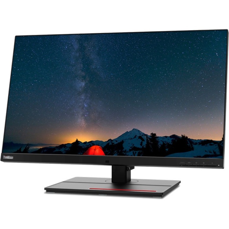 Lenovo ThinkVision P27u-20 27" Class Webcam 4K UHD LCD Monitor - 16:9 - Raven Black - Thumbnail 2