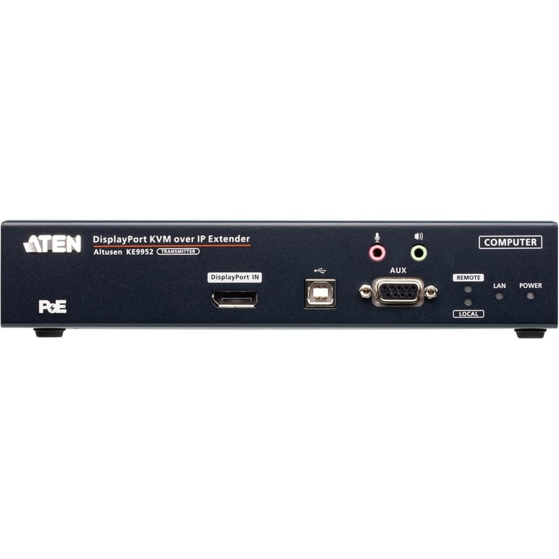 ATEN 4K DisplayPort Single Display KVM over IP Transmitter with PoE - Thumbnail 2