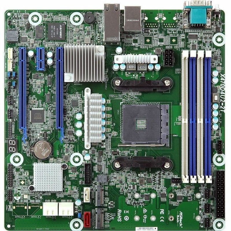 ASROCK RACK X470D4U2-2T MICRO ATX SERVER MOTHERBOARD AM4 RYZEN & RYZEN 7NM PGA13 - Thumbnail 3