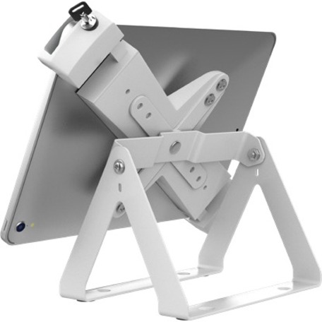 CTA Digital Full Rotation Desk Mount w/ Universal Security Holder for 8-12" Tablets (White) - Thumbnail 4
