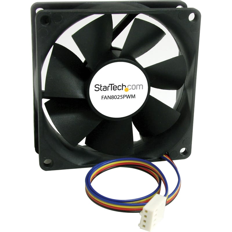 StarTech.com 80x25mm Computer Case Fan with PWM - Pulse Width Modulation Connector - Thumbnail 1