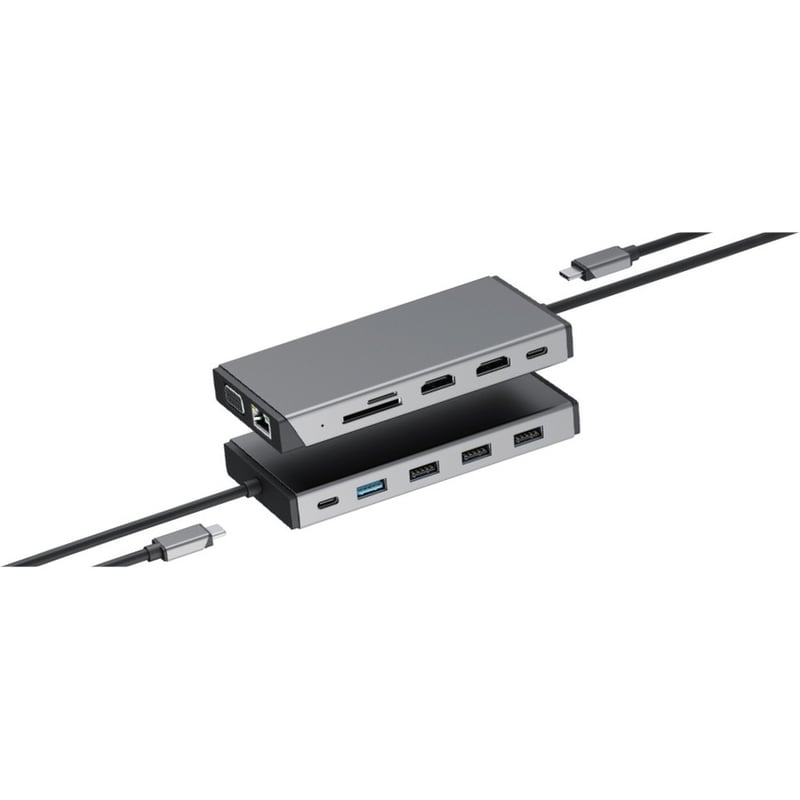 Alogic Universal 12-in-1 Mini Dock - DV3 - Triple Full HD Display - Thumbnail 4