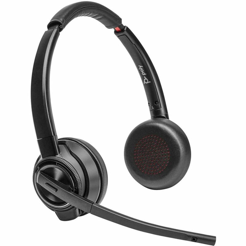 POLY SAVI 8420 OFFICE STEREO DECT 1920-1930 MHZ HEADSET TAA - Thumbnail 5