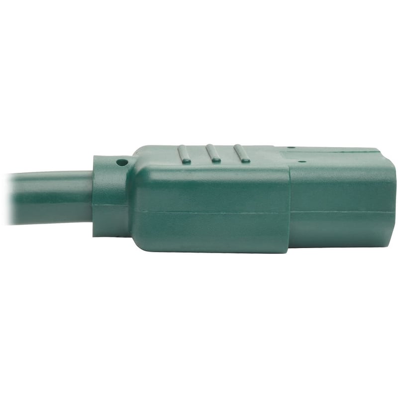 Eaton Tripp Lite Series Heavy-Duty PDU Power Cord, C13 to C14 - 15A, 250V, 14 AWG, 6 ft. (1.83 m), Green - Thumbnail 4