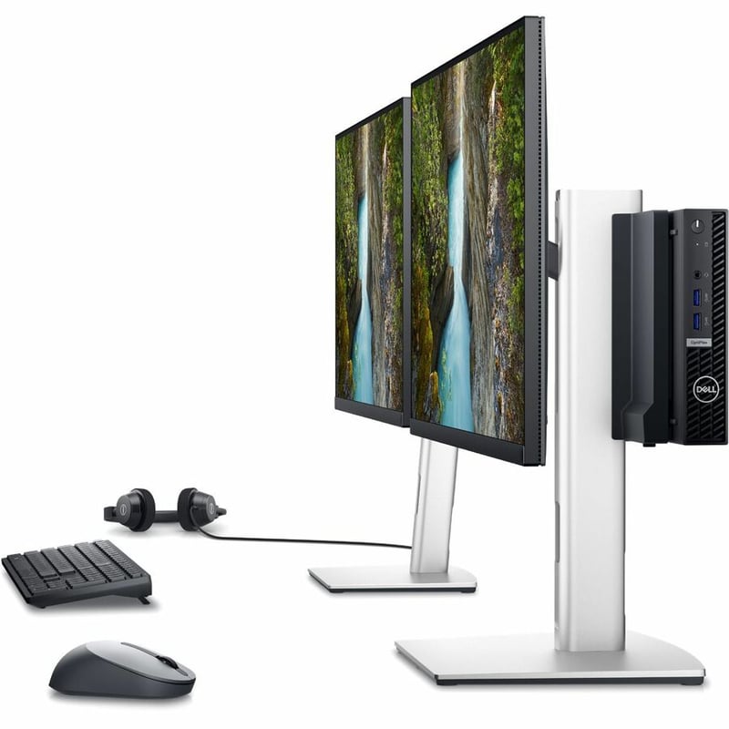 Dell OptiPlex 7000 7010 Desktop Computer - Intel Core i3 13th Gen i3-13100T Quad-core (4 Core) 2.50 GHz - 8 GB RAM DDR4 SDRAM - 256 GB M.2 PCI Express NVMe SSD - Micro PC - Thumbnail 4
