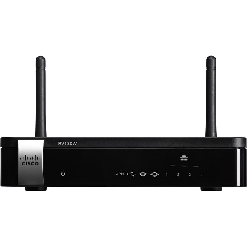 Cisco RV130W Wi-Fi 4 IEEE 802.11n Ethernet Wireless Router - Refurbished - Thumbnail 2