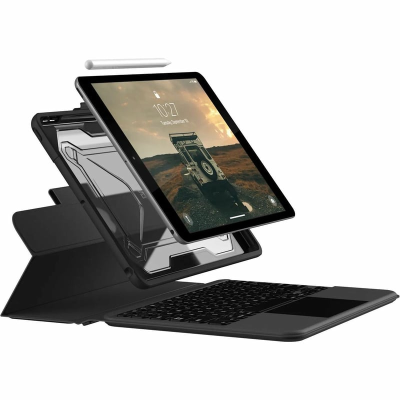 UAG RUGGED BLUETOOTH KEYBOARD CASE FOR IPAD 10.2IN (7TH/8TH/9TH, GEN)- BLACK - Thumbnail 1