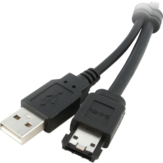StarTech.com 3 ft eSATA and USB A to Power eSATA Cable - M/M - Thumbnail 2