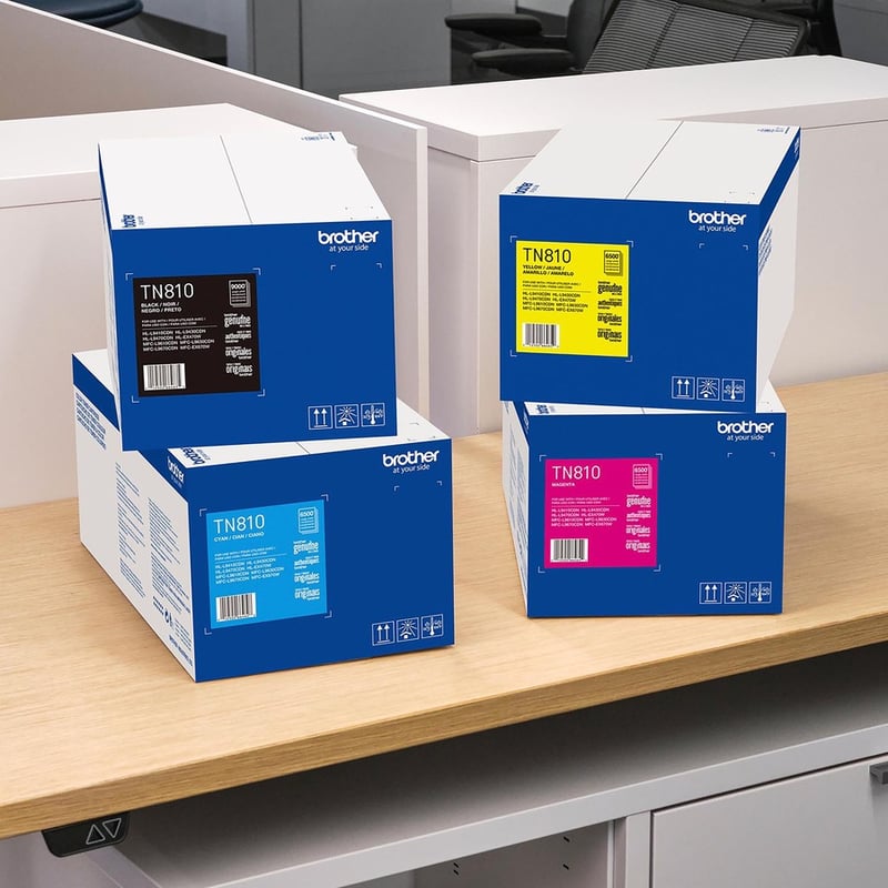 Brother TN810C Original Standard Yield Laser Toner Cartridge - Cyan - 1 Each - Thumbnail 5