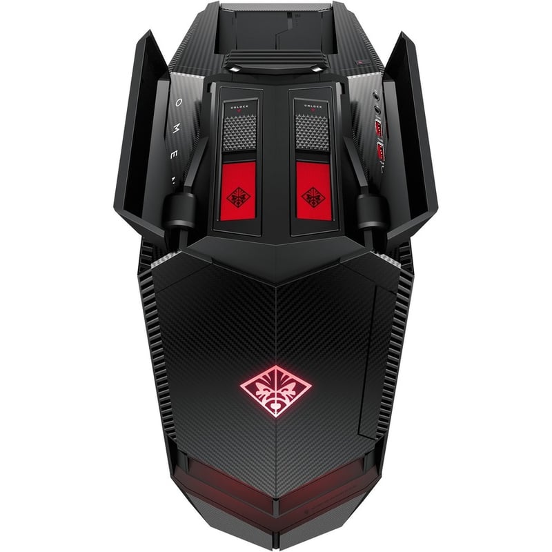 HP OMEN 880-100 880-130 Gaming Desktop Computer - Intel Core i7 8th Gen i7-8700K - 16 GB - 2 TB HDD - 512 GB SSD - Black - Thumbnail 3
