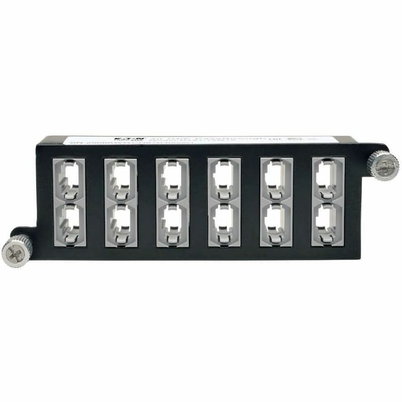 Eaton Tripp Lite Series 40Gb Pass-Through Cassette - (x12) 12-Fiber MTP/MPO ( Female ) - Thumbnail 4