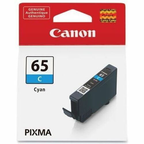 Canon CLI-65 Standard Yield Inkjet Ink Cartridge - Cyan - 1 Pack - Thumbnail 1