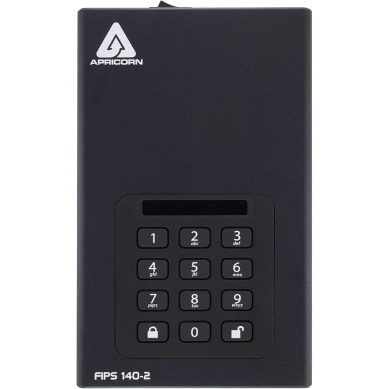 Apricorn Aegis Padlock DT FIPS ADT-3PL256F-20TB 20 TB Desktop Hard Drive - External - Thumbnail 1