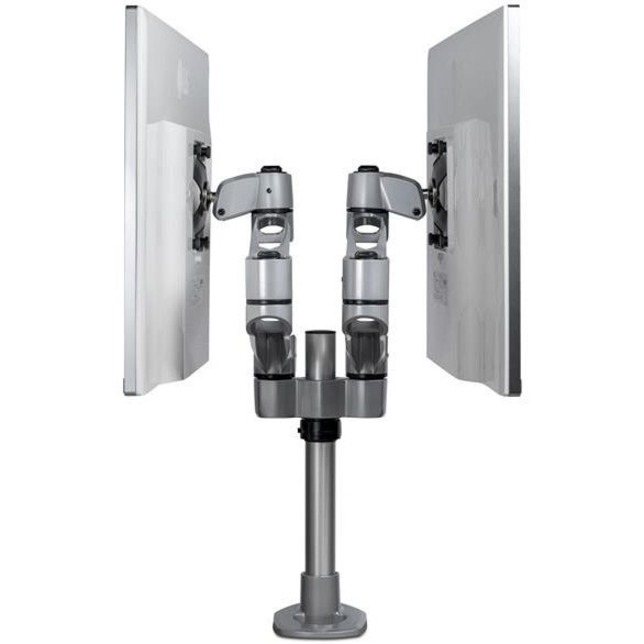 StarTech.com Desk Mount Dual Monitor Arm, Premium Articulating Desktop VESA Mount up to 27" (17.6lb/8kg) Displays, Height Adjustable - Thumbnail 3