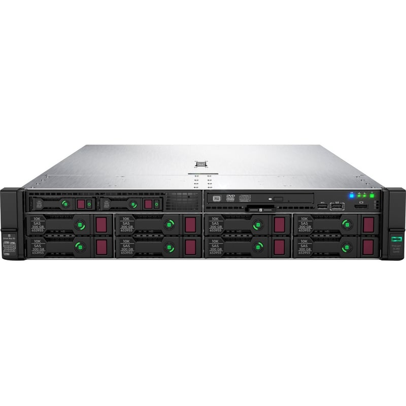 HP DL380 G10 2U SILVER 4215R 32GB RAM SATA CONTROLLER 1X800 W - Thumbnail 1
