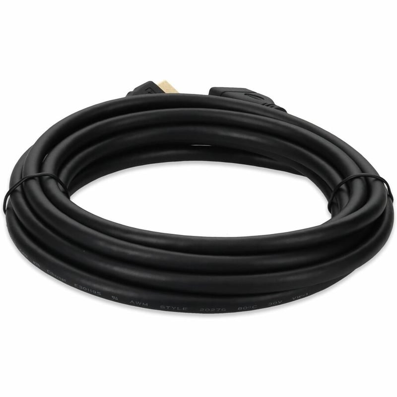 AddOn 10ft HDMI 1.4 Male to HDMI 1.4 Female Black Cable For Resolution Up to 4096x2160 (DCI 4K) - Thumbnail 4