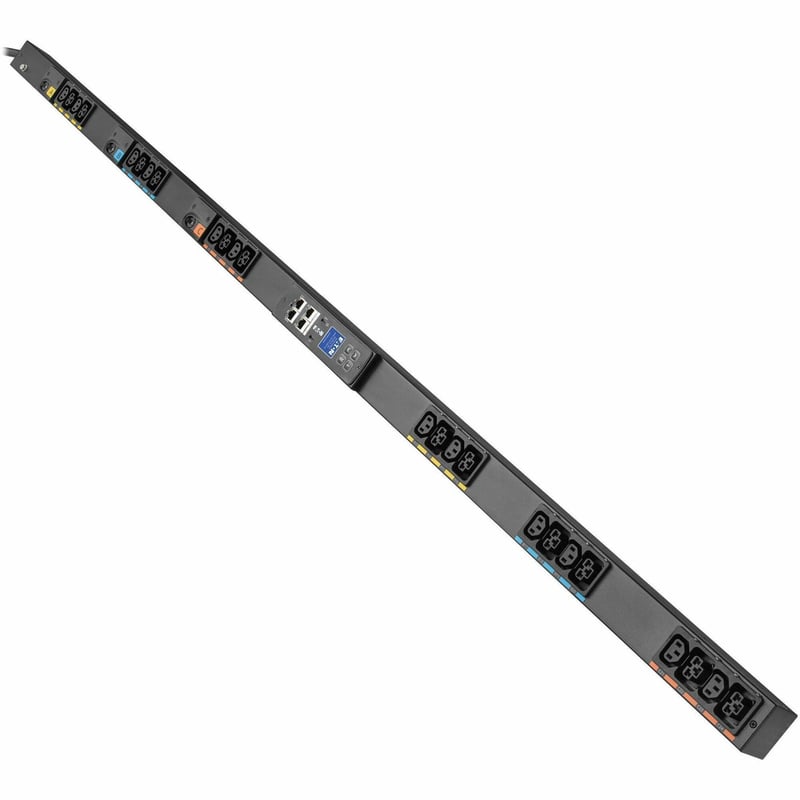 Eaton Single-Phase Managed Rack PDU G4, 208V, 24 Outlets, 24A, 5kW, L6-30 Input, 10 ft. Cord, 0U Vertical - Thumbnail 1