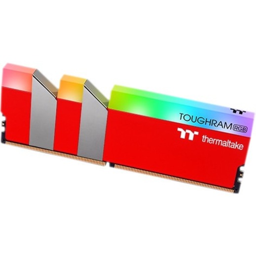 Thermaltake TOUGHRAM RGB Memory DDR4 3600MHz 16GB (8GB x2)-Racing Red - Thumbnail 4