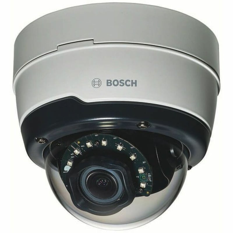 Bosch FLEXIDOME IP NDE-3513-AL 5 Megapixel Outdoor Network Camera - Color, Monochrome - 1 - Dome - White - TAA Compliant