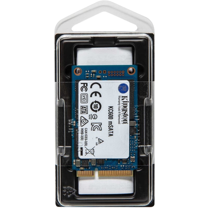 Kingston KC600 512 GB Solid State Drive - mSATA Internal - SATA (SATA/600) - Thumbnail 2
