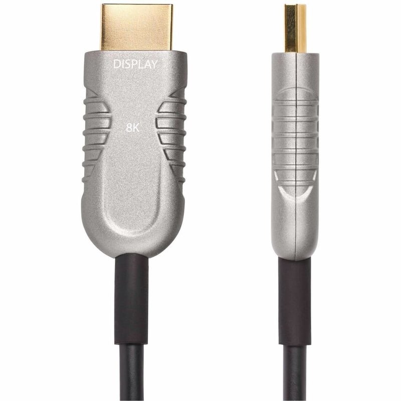 StarTech.com 50ft (15.2m) HDMI 2.1 Hybrid Active Optical Cable (AOC), CMP, Plenum Rated, 8K Ultra High Speed HDMI 2.1/2.0 Cable, 48Gbps - Thumbnail 2