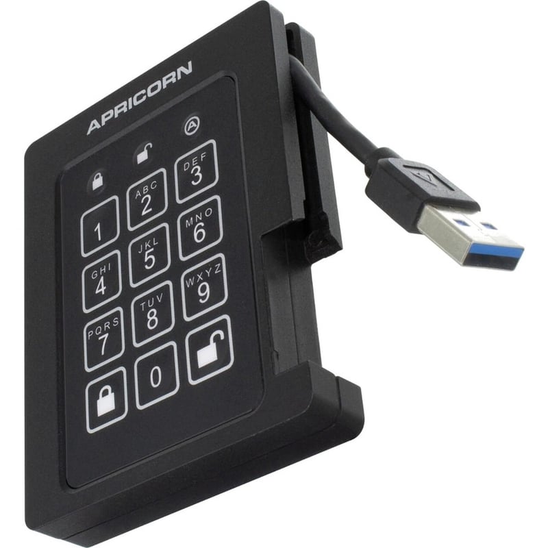 Apricorn ASSD-3PL256-4TBF 4 TB Rugged Solid State Drive - External - Thumbnail 2