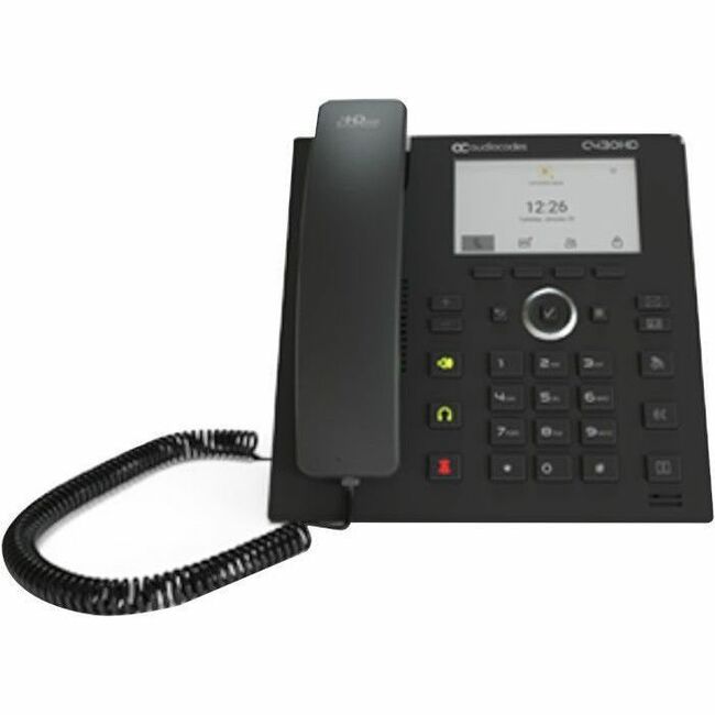 TEAMS C430HD IP-PHONE POE GBE WITH AN EXTERNAL POWER SUPPLY BLACK