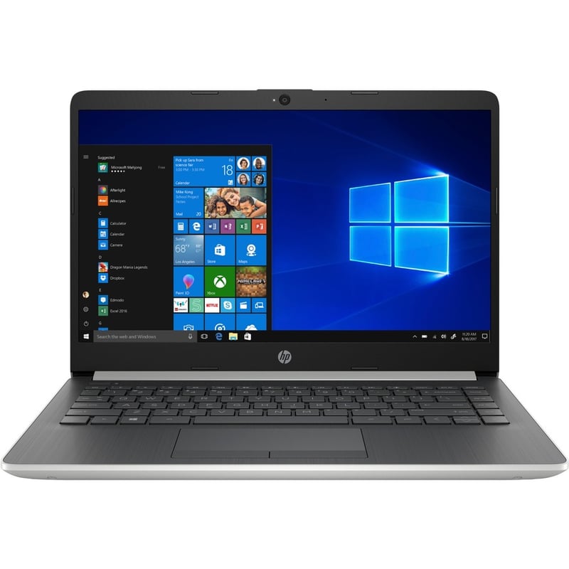HP 14" Notebook - 1366 x 768 - (Intel Core i3 8th Gen i3-8145U Dual-core (2 Core) 2.1 GHz) - 4 GB Total RAM - 128 GB SSD - Natural Silver, Ash Silver - Thumbnail 3
