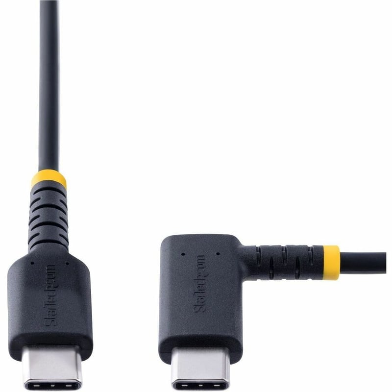StarTech.com 6ft (2m) USB C Charging Cable Right Angle, 60W PD 3A, Heavy Duty Fast Charge USB-C Cable, Durable Rugged Aramid Fiber - Thumbnail 5