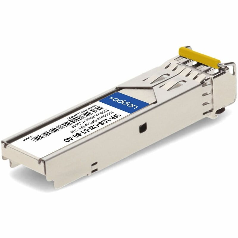 AddOn MSA and TAA 1000Base-CWDM SFP Transceiver (SMF, 1550nm, 80km, LC, DOM) - Thumbnail 5