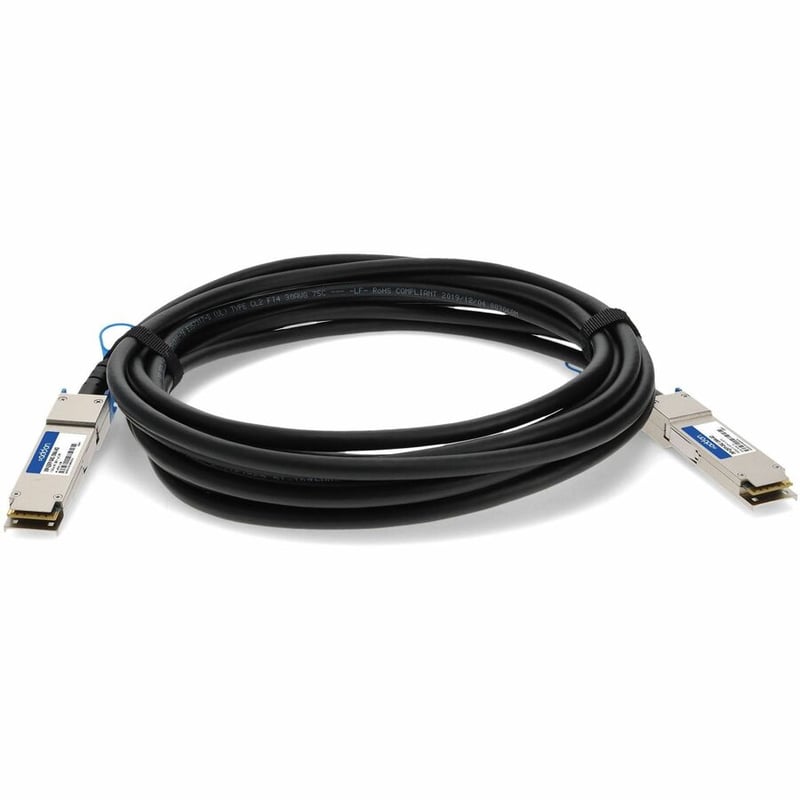 AddOn Juniper Networks JNP-QSFP-DAC-1MA Compatible TAA Compliant 40GBase-CU QSFP+ to QSFP+ Direct Attach Cable (Active Twinax, 1m)