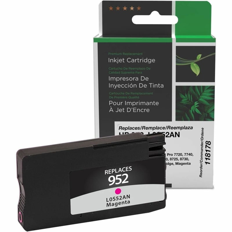 Clover Imaging Remanufactured Magenta Ink Cartridge for HP 952 (L0S52AN) - Thumbnail 1