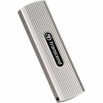 Transcend ESD320A 512 GB Portable Solid State Drive - External - Soft Gray - Thumbnail 4