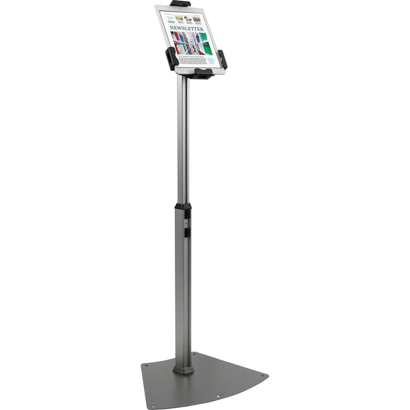 Kantek Floor Mount Tablet Kiosk Stand - Thumbnail 1