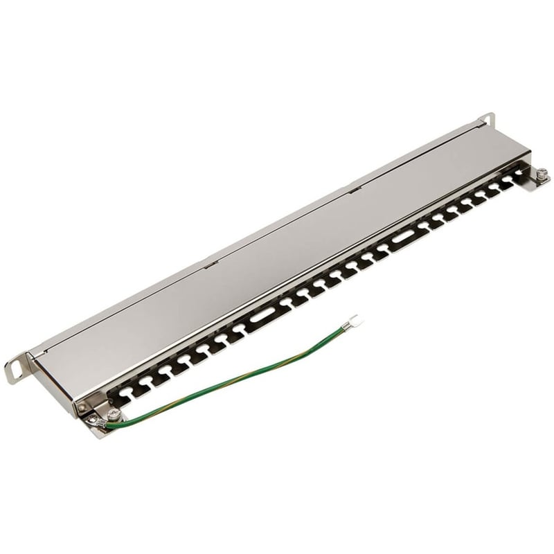 Tripp Lite by Eaton Cat5e/Cat6 24-Port Patch Panel - Shielded Krone IDC 568A/B RJ45 Ethernet 0.5U Rack-Mount TAA - Thumbnail 4