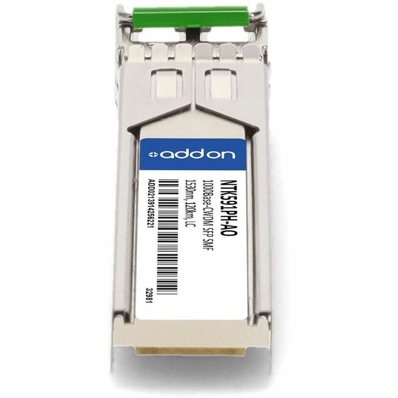 AddOn Ciena® NTK591PH Compatible TAA 1000Base-CWDM SFP Transceiver (SMF, 1530nm, 120km, LC, DOM) - Thumbnail 4