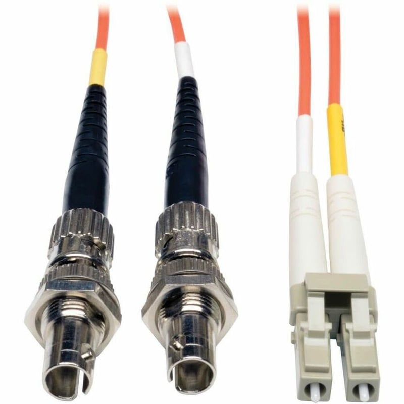Tripp Lite by Eaton 0.3M Duplex Multimode Fiber Optic 50/125 Adapter LC/ST M/F 1ft 1' 0.3 Meter - Thumbnail 3