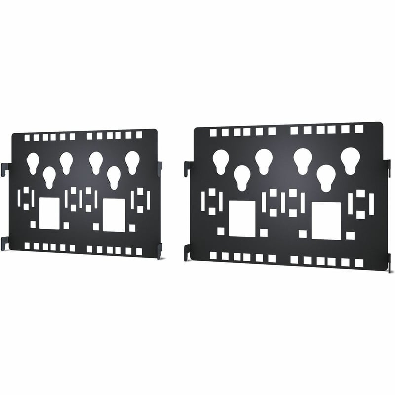 APC NetShelter Cable Management, Connector Accessory Bracket, for 10" Wide double-sided Vertical Cable Manager, Set of 2 - Thumbnail 1
