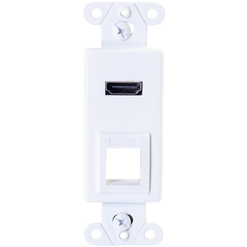 DECORA WP HDMI F/F KEYSTONE WHITE - Thumbnail 1