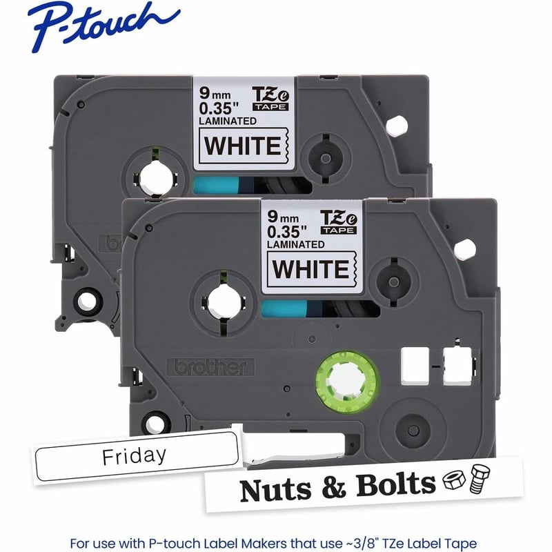BLACK/WHITE TAPE (9MM) (2PK) - Thumbnail 2