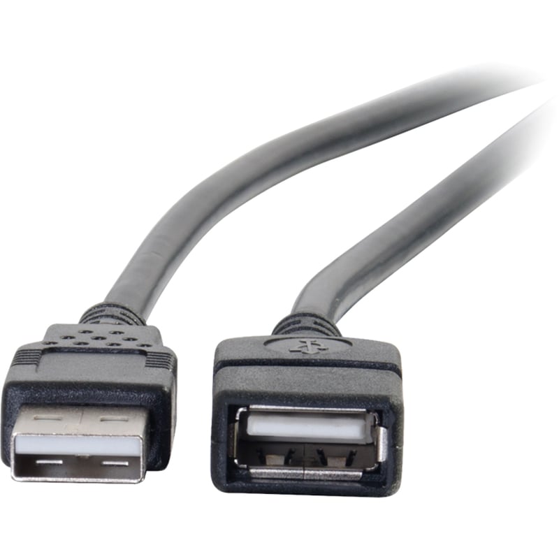 C2G 6.6ft USB Extension Cable - USB A to USB A Extension Cable - USB 2.0 - M/F - Thumbnail 3
