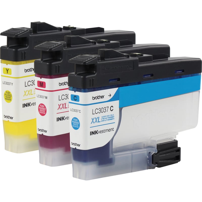 Brother Genuine LC30373PKS 3-Pack Super High-yield INKvestment Tank Cartridges; includes 1 cartridge each of Cyan, Magenta & Yellow - Thumbnail 3