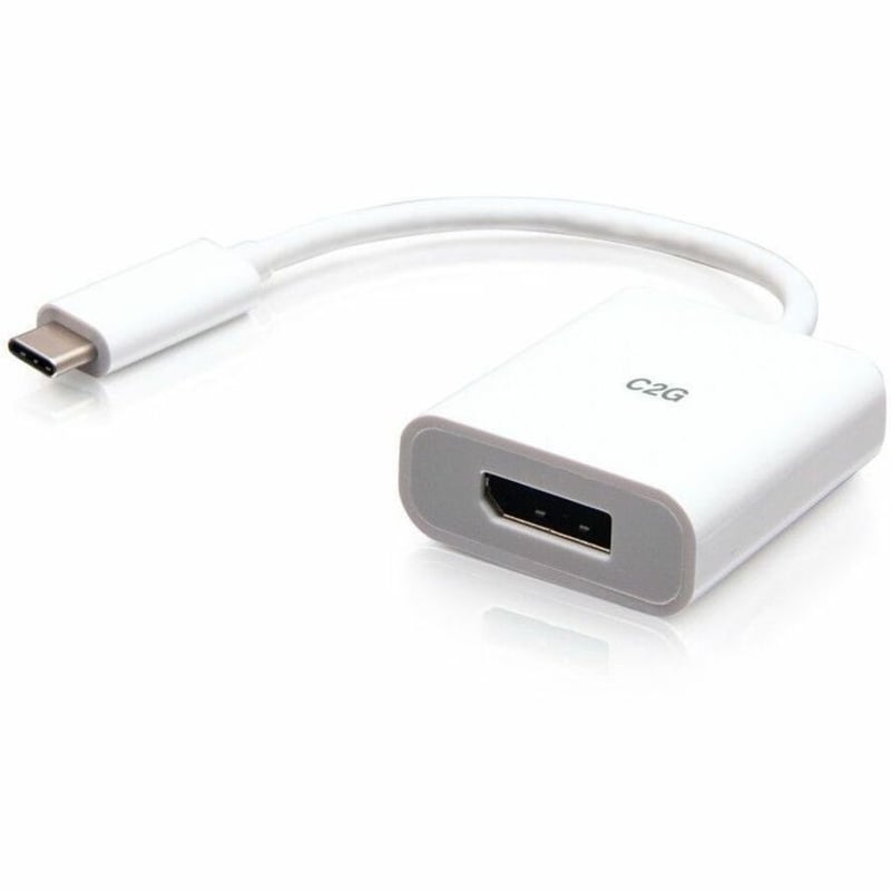 USB-C TO 4K60HZ DISPLAYPORT ADAPTER WHT - Thumbnail 1