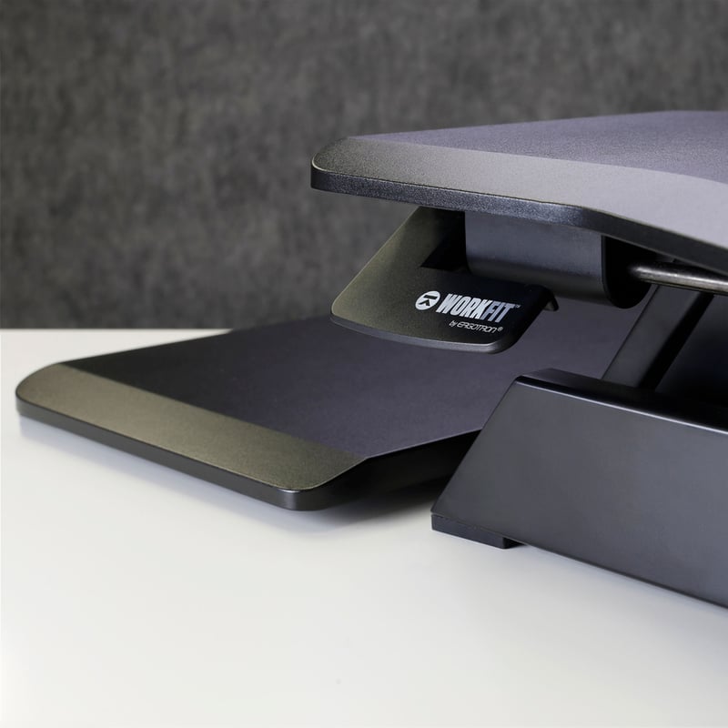 Ergotron WorkFit Corner Standing Desk Converter - Thumbnail 2